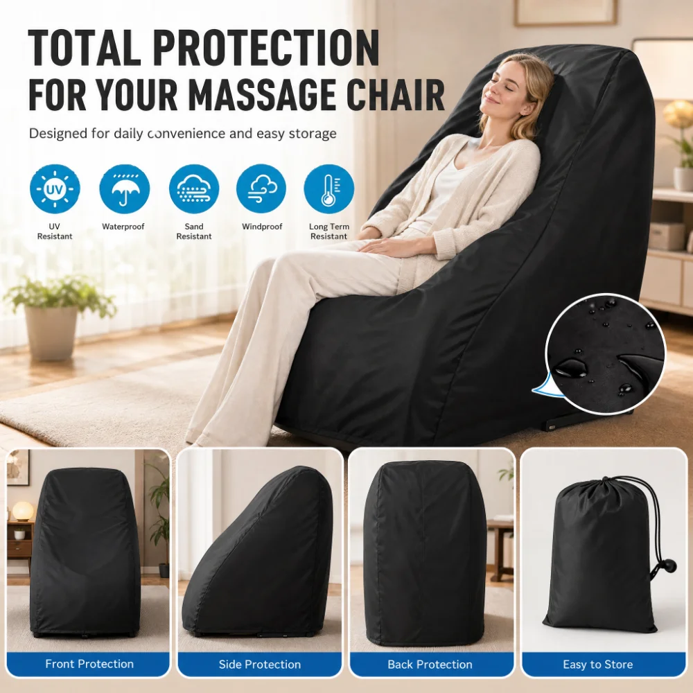 Massage Chair Cover Armchair Cover Waterproof And Dustproof Recliner Chair Cover Furniture Protective Cover 210d