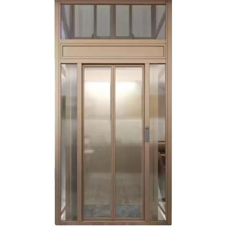 FOB Home Elevator For Two Three Story Villa With Hydraulic System Residential Lift Installation