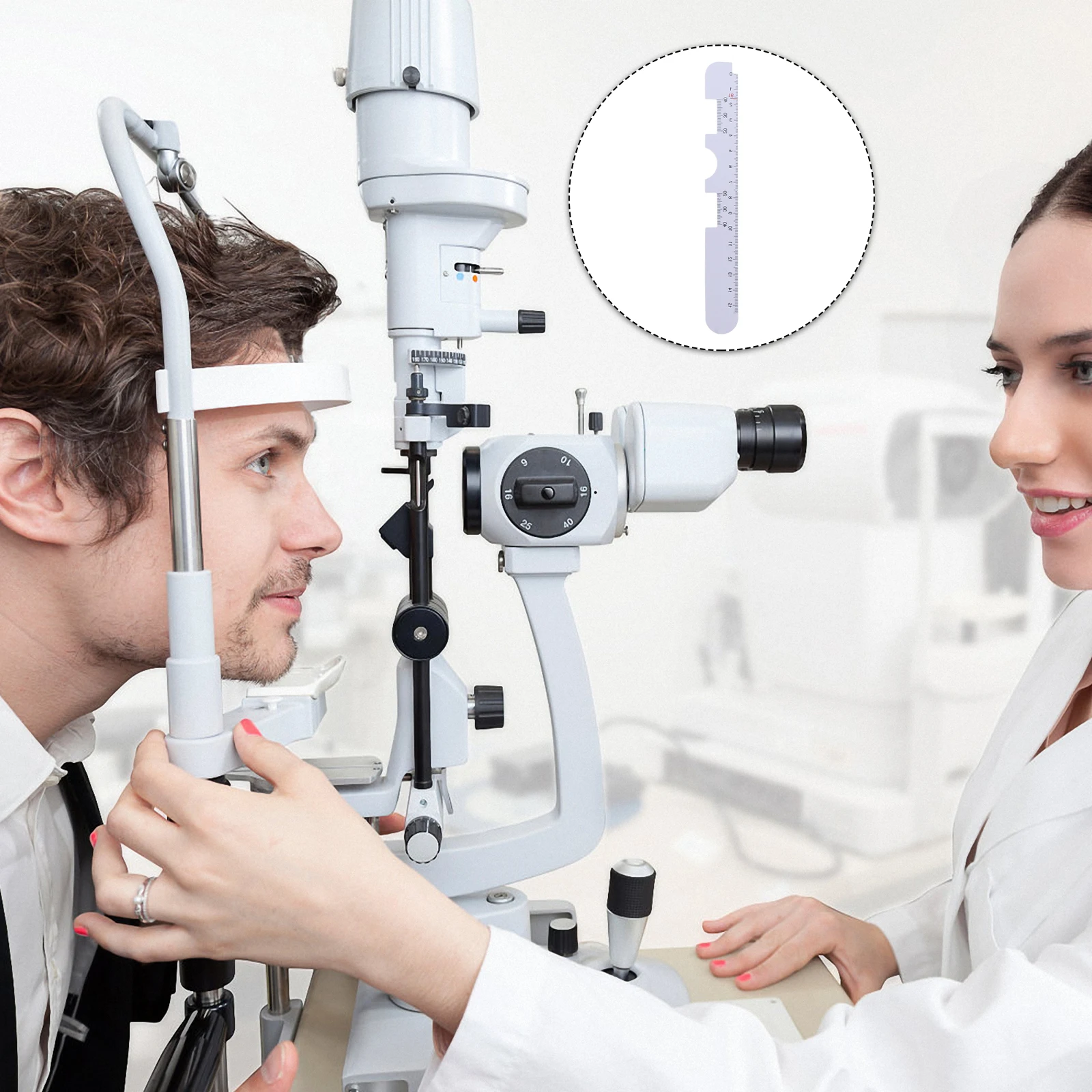 

5 Pcs Pupil Distance Ruler Lightweight Optical PD Measuring Tool for Hospital Eyeglasses Millimeter Caliper Glasses Pupil