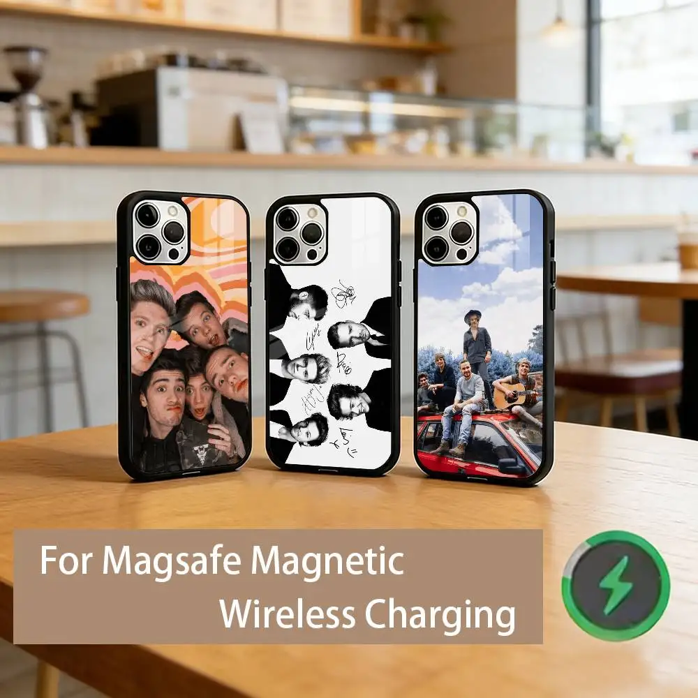 

Band O-One D-Direction Phone Case For iPhone17,16,15,14,13,12,11 Plus,Pro Magnetic For Magsafe Wireless Charging