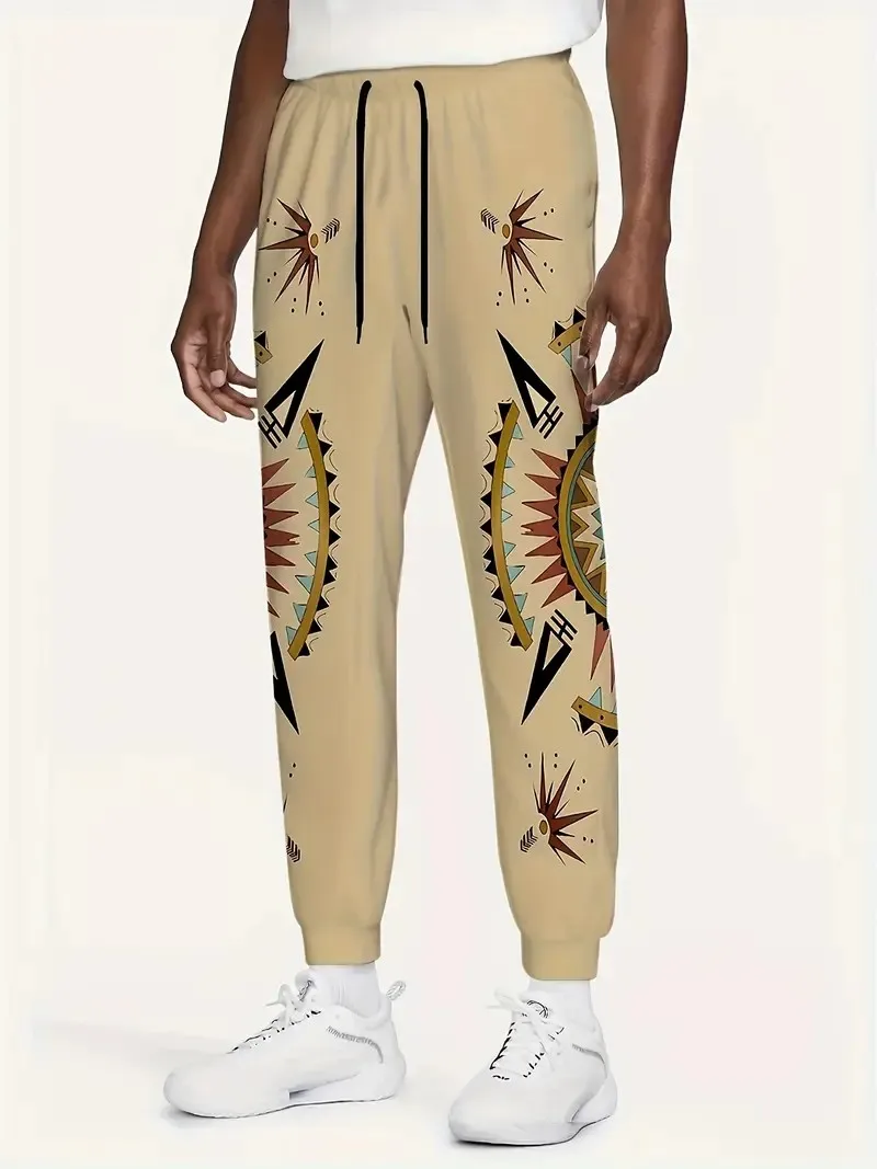 

The new men's trousers for the autumn of 2025 feature street casual fashionable and simple 3D cartoon pattern prints
