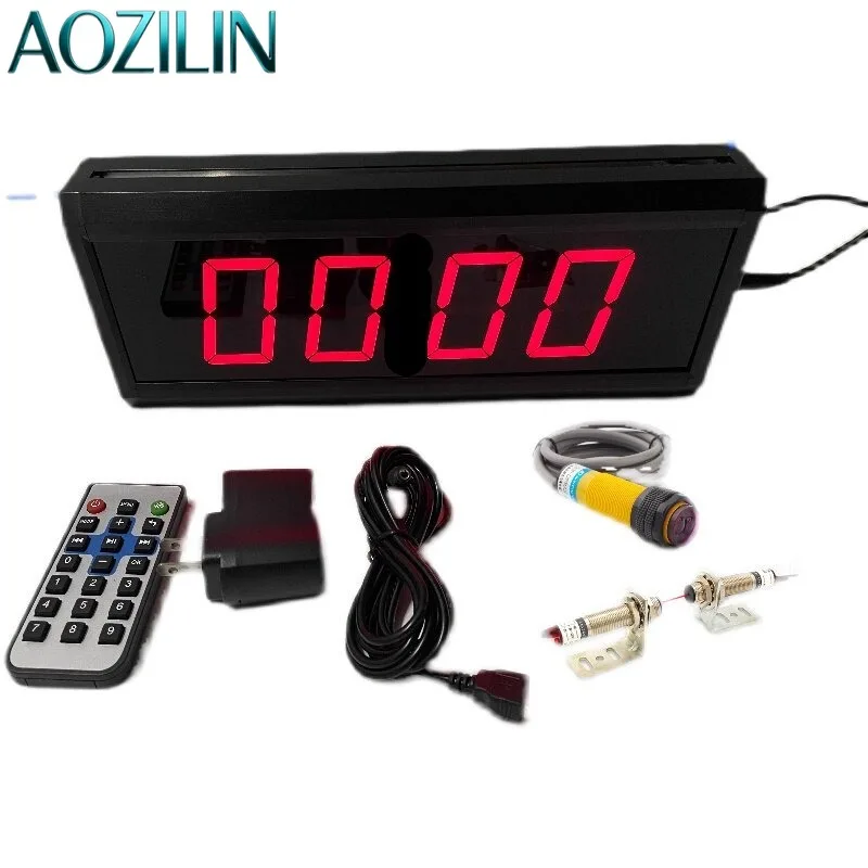 AOZILIN Big Size Electronic Digital Counter Photoelectric Sensor For Assembly Line Counting Scenic Spot People Statistics