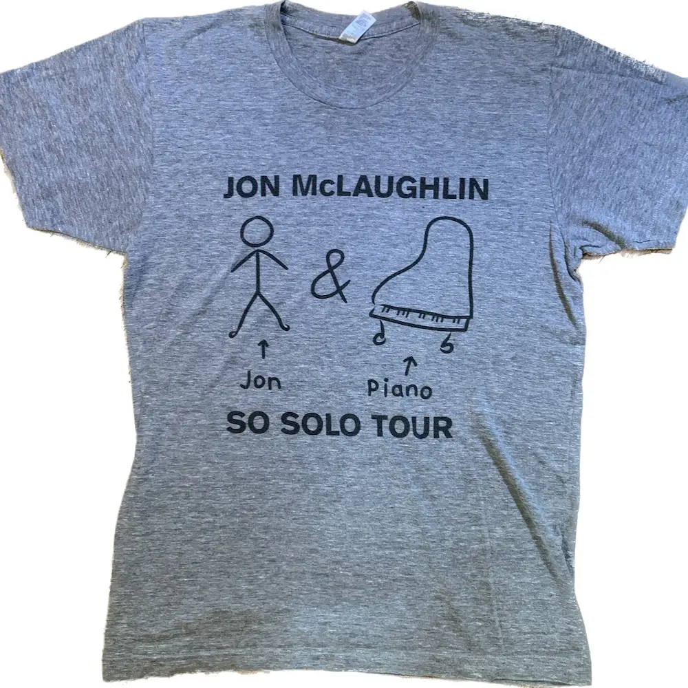 Gently Used Jon Mclaughlin So Solo Tour T Shirt