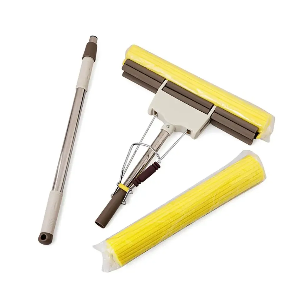Floor Mop Sponge Mop Twist The Water Mop Microfibre Self-squeezing without Hand Washing