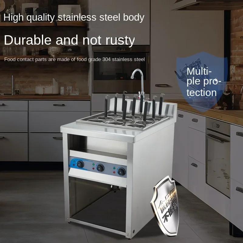 Commercial Cooking Noodle OvenElectric Six-nine Head Gas Multifunctional Spicy Hot Dumpling Intelligent Furnace
