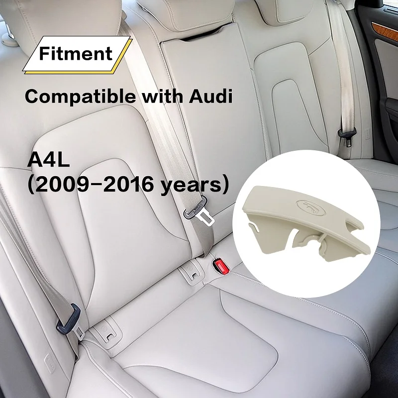 الخلفية مقعد الطفل مرساة السلامة ISOFIX غطاء ضبط النفس لأودي A4L 2009-2016 سيارة المقعد الخلفي هوك مشبك غطاء لوحة الملحقات