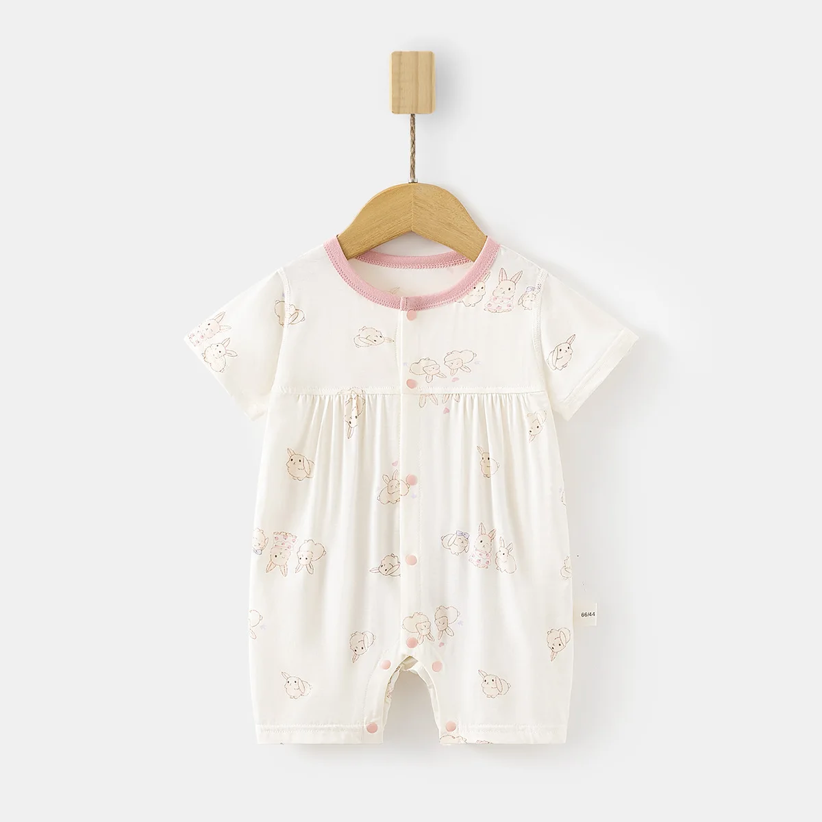 Baby Sommer-Strampler aus Modal für Jungen und Mädchen, Dünner Einteiler, Klimaanlagen-Kleidung, Neugeborenen-Babybody