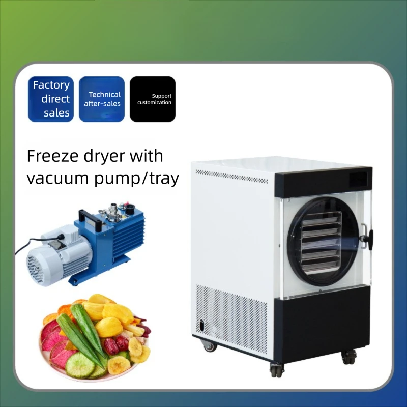 

Small Laboratory Cordyceps Pet Food Fruit Commercial Vacuum Freeze Dryer