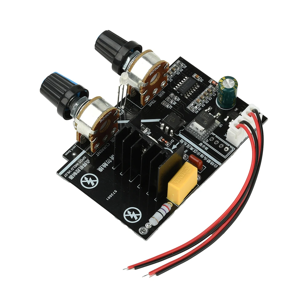 40A Digital Spot Welding Machine Control Board Time & Current Adjustable Control Spot Welder Controller Board 9-12V