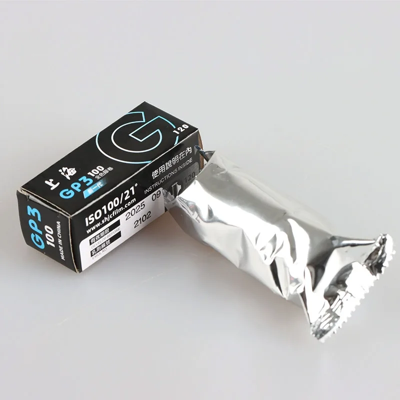 SHANGHAI GP3 PAN100 36 Sheets120 فيلم أبيض وأسود 1-10 لفات لكاميرا Kodak Fujifilm (تاريخ انتهاء الصلاحية: 2025) #6