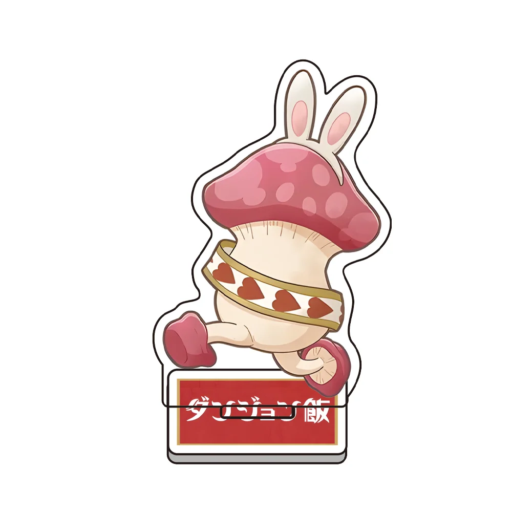 Dungeon Meshi Anime Acrylic Keychain - Kawaii Chibi Haruka Sakura, Umemiya Hajime Figure Keyring, Cute Star Clasp Bag Pendan
