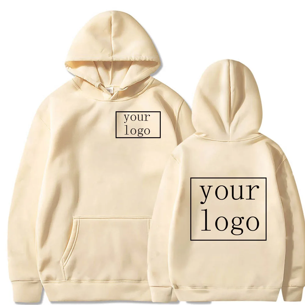 Custom Pattern Your Logo Print Hoodies Men Woman Oversized Hoodie Hooded Sweatshirts Harajuku Pullovers Unisex Tracksuit Clothes