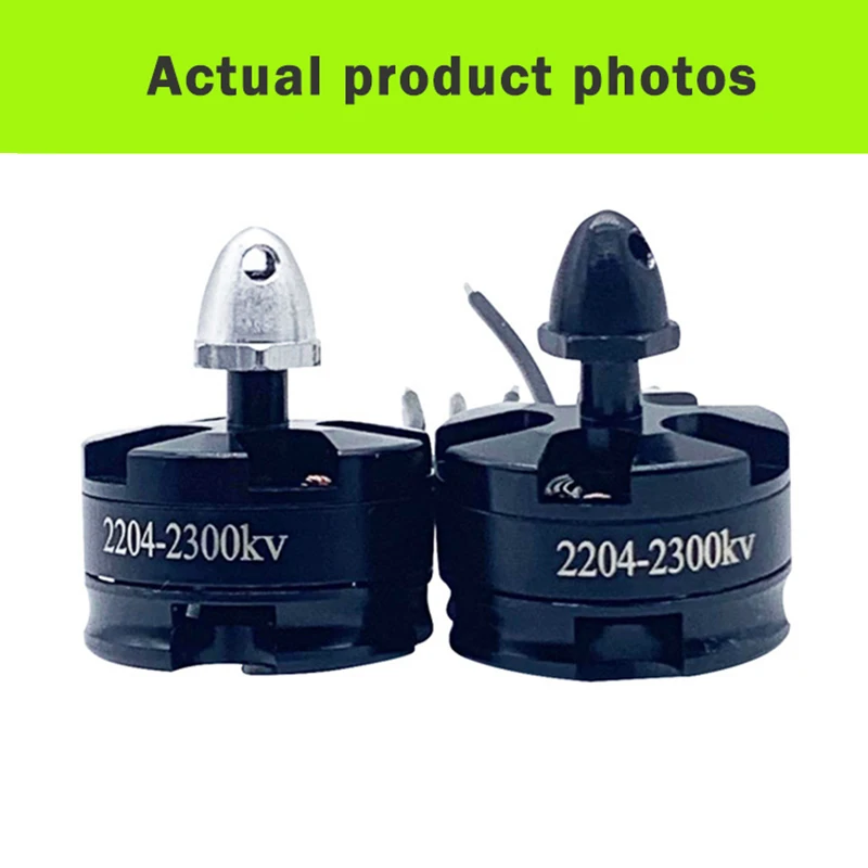 Motor sin escobillas CW / CCW MT2204 2204 2300KV Quadcopter 250 QAV250 para Mini 210 250 280MM Avión de cuatro ejes FPV