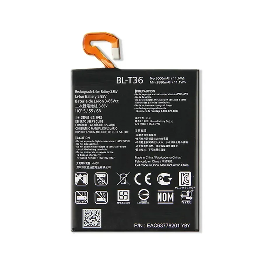 BL-T36 BL T36 2880mAh Mobile Phone Batteries For LG K30 X410TK BL T36 BLT36 Smartphone Battery