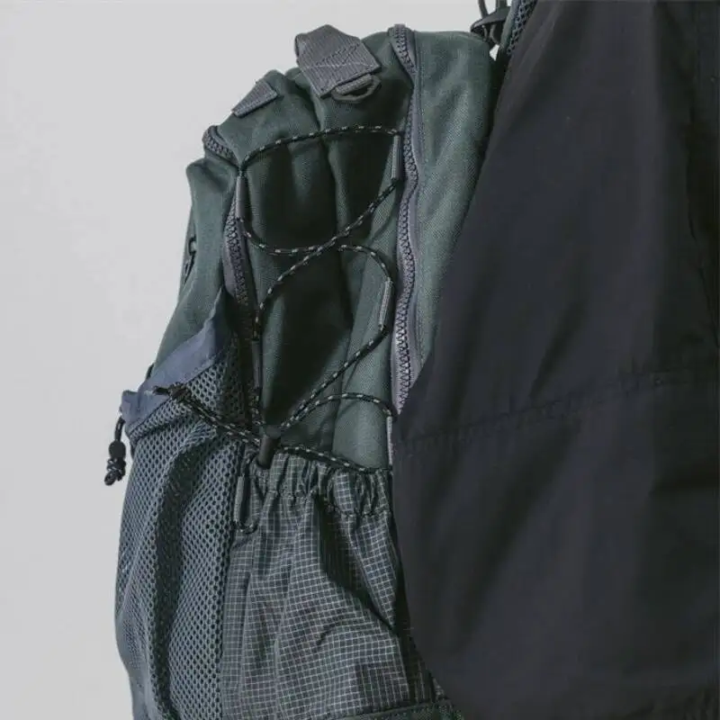 High-Capacity Grunge Men Backpack Vintage Y2k Aesthetic Streetwear Backpacks Casual All Match Trendy Drawstring Rucksacks