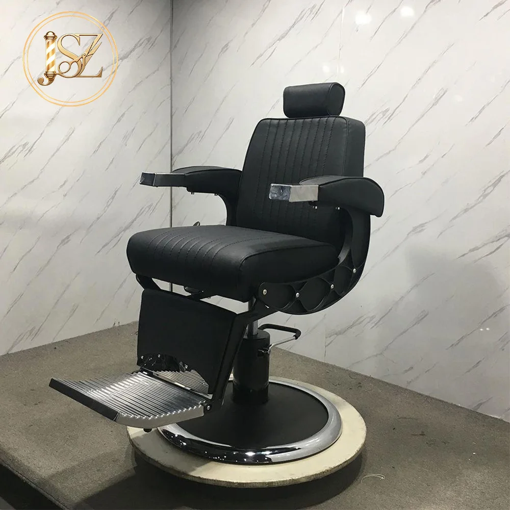 Vintage Premium Barber Styling Recliner Chair 360° Swivel Height Adjustable Timeless Classic Salon Equipment