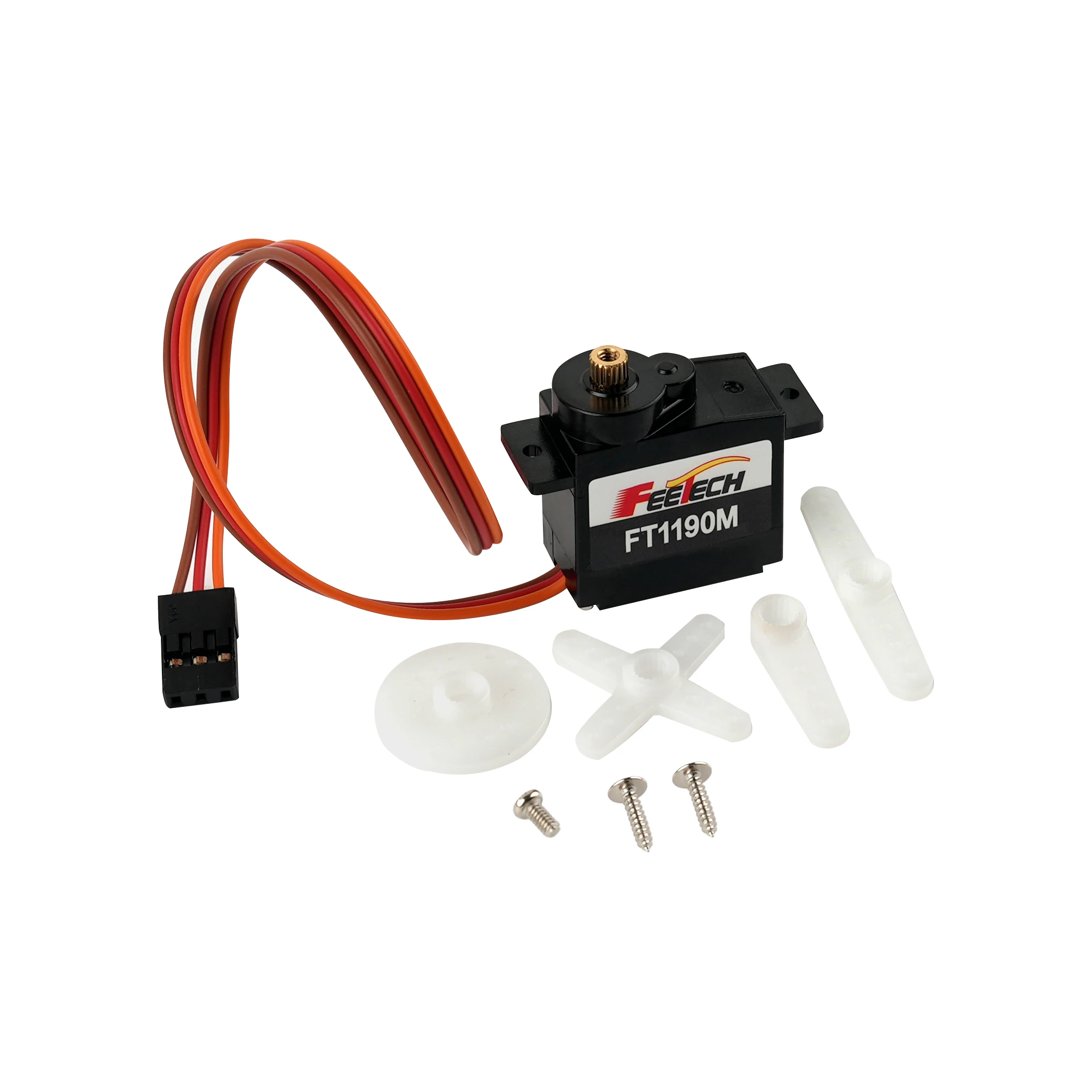 FT1190M 3.5kg 마이크로 디지털 서보 코어리스 모터 200도 4.8-6V 고속 RC 로봇 자동차 모델 장난감 DIY 부품