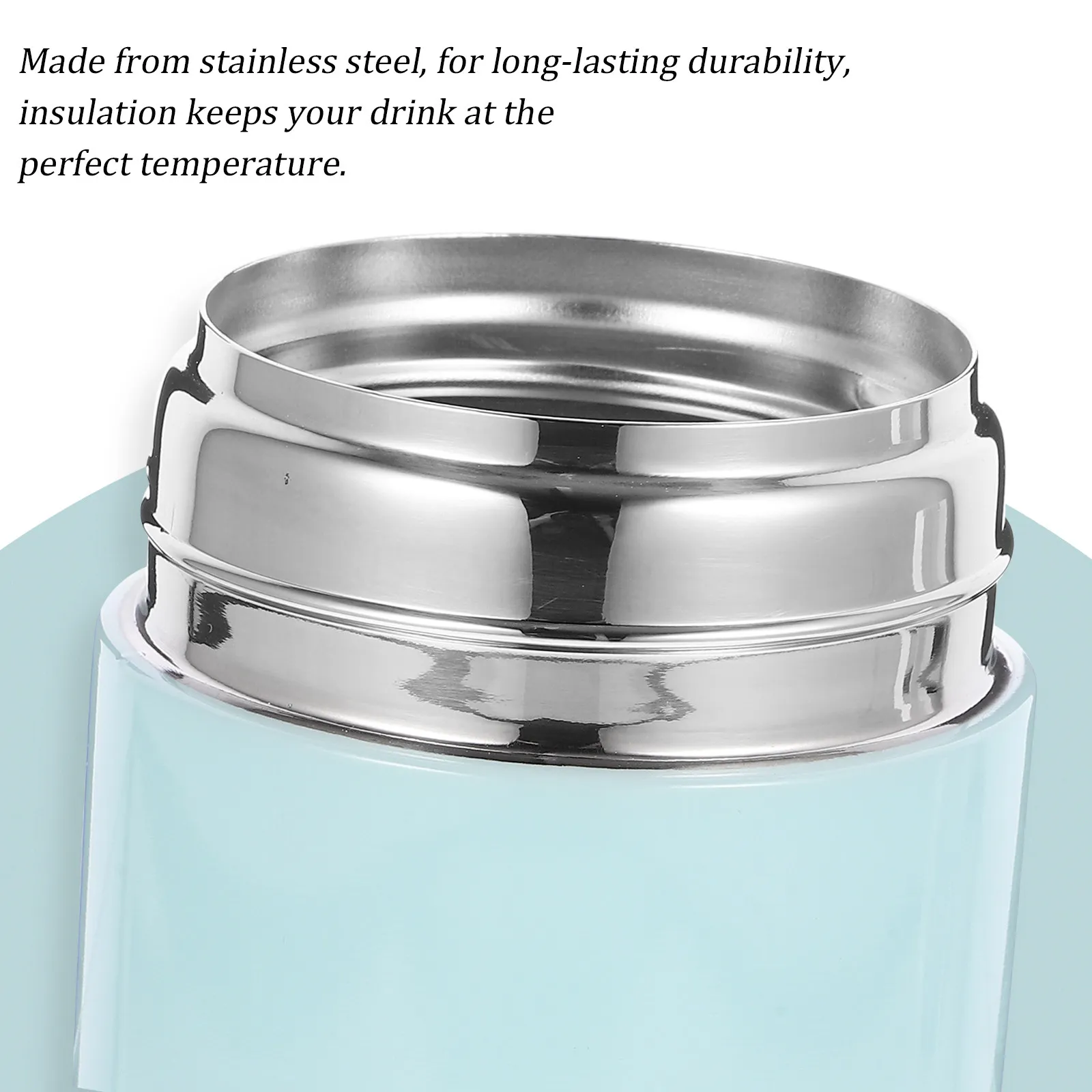 

Термос для еды из нержавеющей стали 1000 мл, термоконтейнер для горячих блюд, для кемпинга, путешествий, портативная чашка для супа и каши