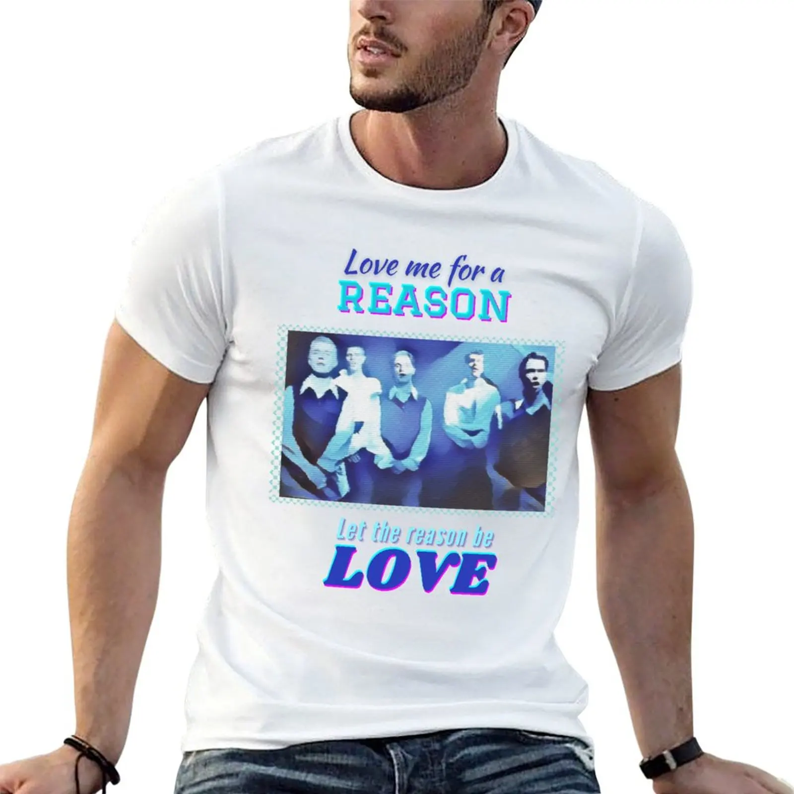 Love Me For A Reason 90s throwback T-Shirt Creative Graphic Tee Shirt