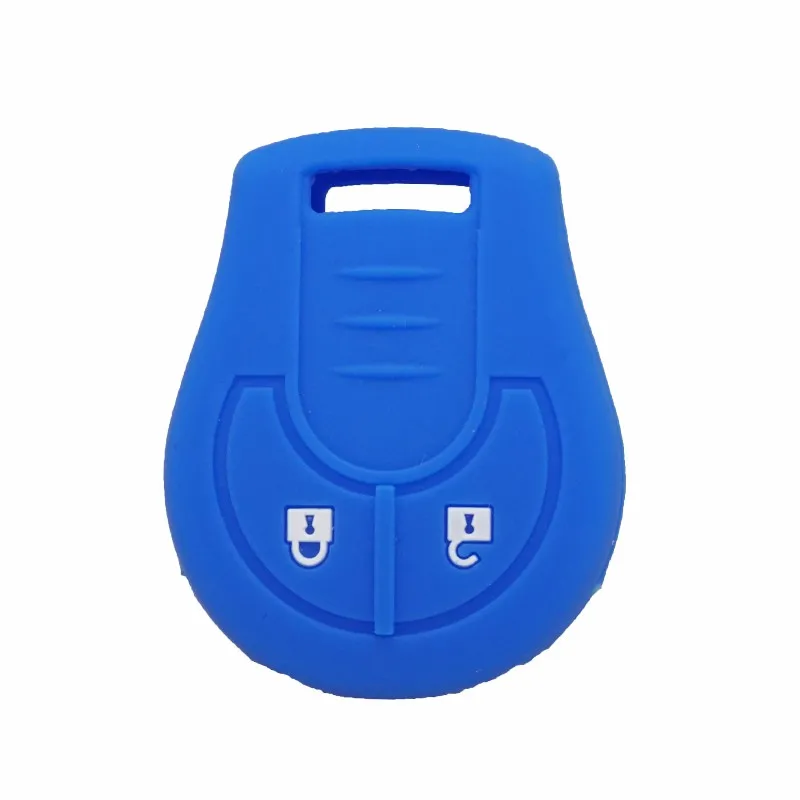 Xinyuexin Silicone Car Key Cover FOB Case for Nissan Juke Note Micra Cube Qashqai Remote Key Holder Bag 2 Buttons Car Accessory