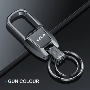 Metal keychain for car, buckle, keychain, kia rio rio cened Sportage cerato soul sofuto k2 k5, car accessories 8 Main Sales Diffuser Ar Kia Cerato - №7