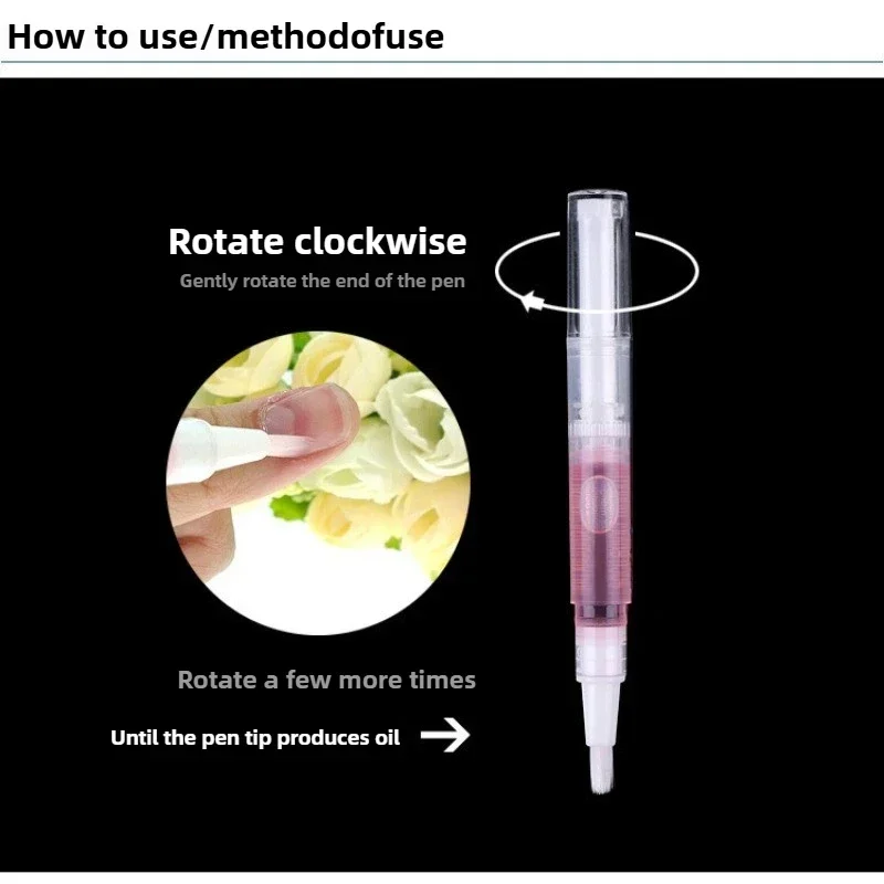 5ml Nail Nutritional Oil Pen 6 Scent Nail Care Cuticle Regeneration Oil Preventive Nail Polish Nourishing Skin Pen