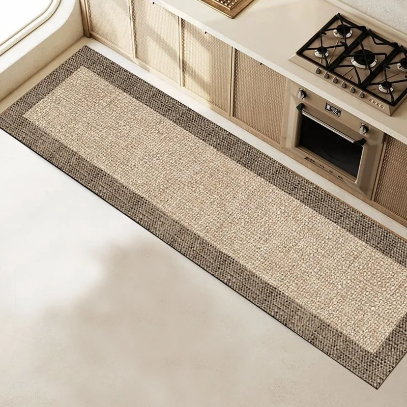Rug for Kitchen Long Carpet Absorbent Non-slip Floor Mat Medieval Style Carpets Diatom Mud Mats Home Decoration Rugs 주방 카펫