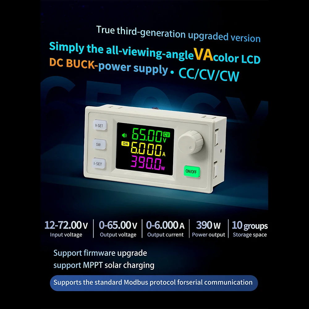 390 واط/585 واط تيار مستمر تيار مستمر محول فرق الجهد CC CV 0.6-30 فولت 6A 5 فولت 6 فولت 12 فولت 24 فولت وحدة الطاقة قابل للتعديل ينظم مختبر إمدادات الطاقة