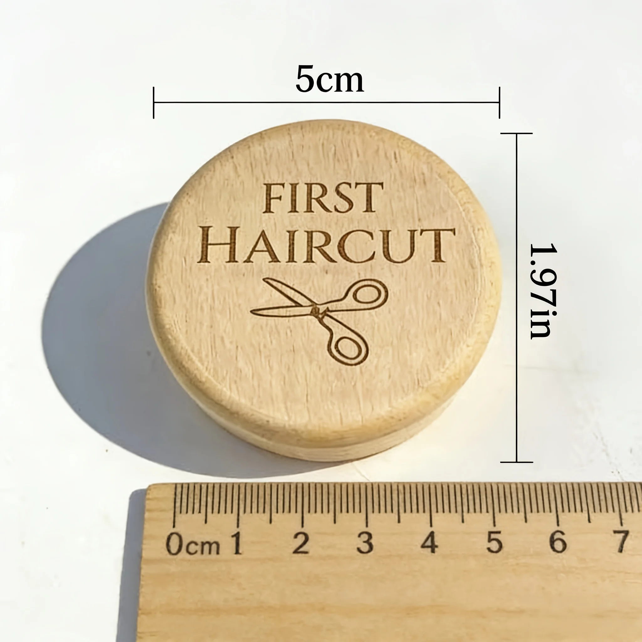 1-Piece Wooden Hair Box and Tooth Box Are Precious Keepsakes That Contain the First Traces of Growth and Embody the Love of the Family. They Are More Than Just a Simple Storage Box; They Are a Way for Parents to Express Their Love