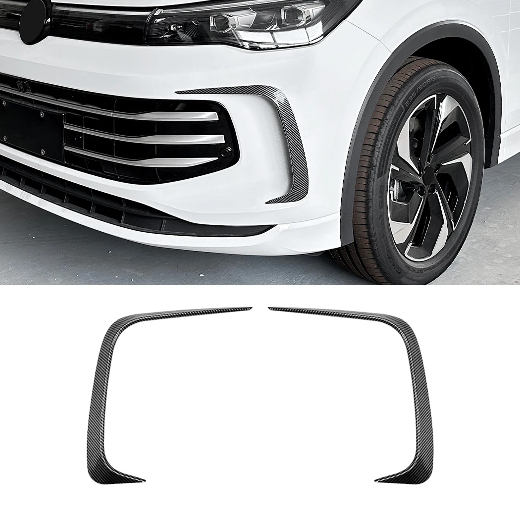 Frontstoßstange Air Vent Abdeckung Trim Für Volkswagen Tiguan MK3 Standard Edition 2024 2025, Ansaugrahmen Spoiler Splitter