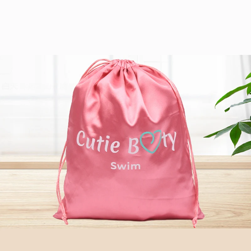 

50pcs Silk Gift Bags Satin Drawstring Pouch Candy Packaging Jewelry Hair Cosmetics HandBag Clothes Storage Shoes Travel Sachet