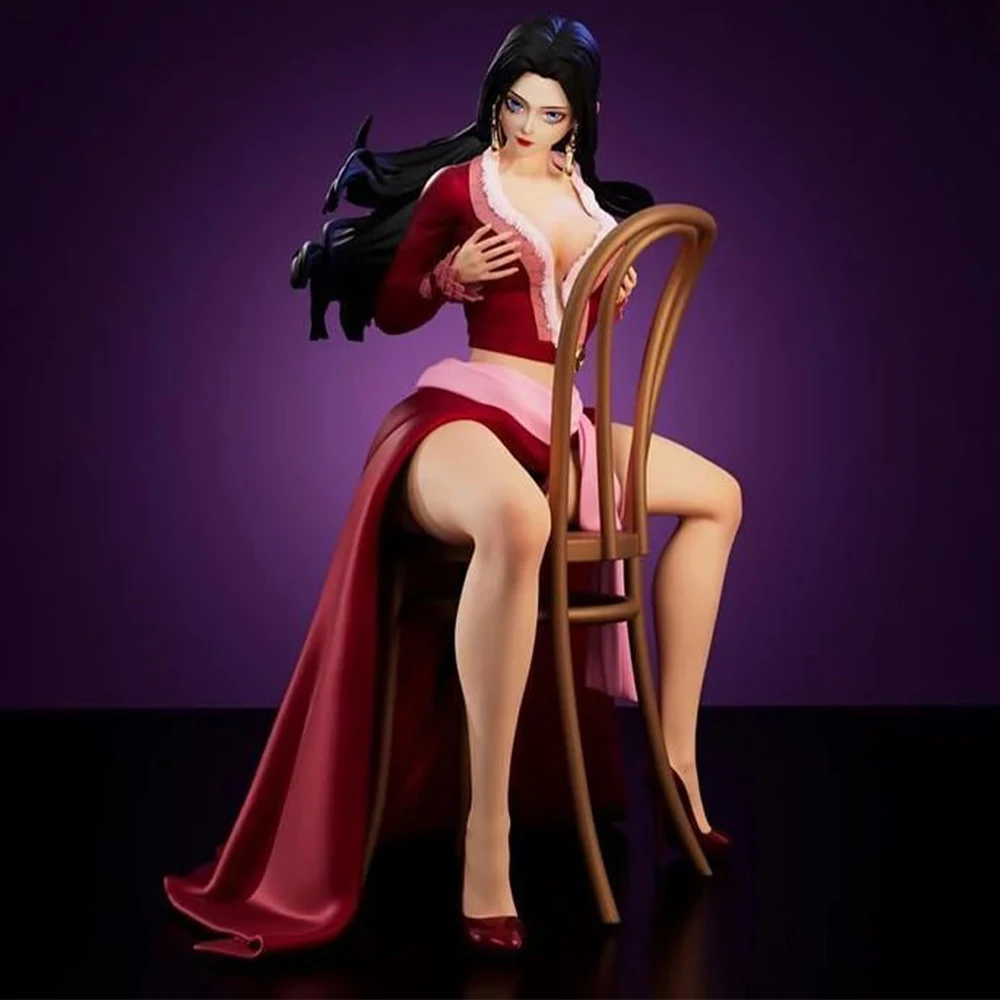 

1/24 NSFW Belle Boa Grey Resin Figurine Toy Unpainted GK Doll Unassembled 3D Print Assembly Miniature Reduction Statue Toy