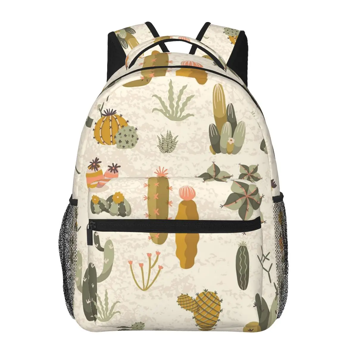 

Cute Desert Cactus Columnar Student Backpack School Bag Hiking Travel Daypack for Boys Girls Fashion Bookbag Shoulder Bags
