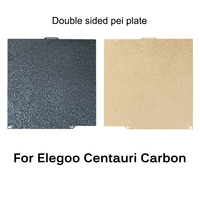 PET PEI Plate For Elegoo Centauri Carbon PEI Spring Steel Sheet Build Plate Double Sided Bed for Elegoo Centauri Carbon Parts