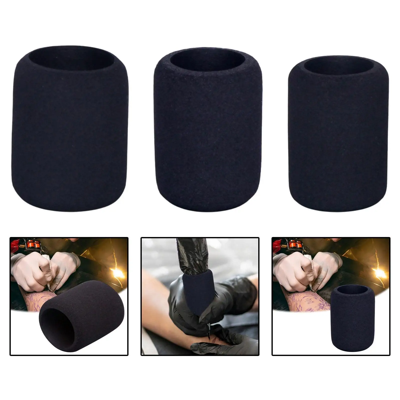 

5x чехлы для ручек для татуировок, удобные принадлежности для татуировок, легкие защитные ручки, нескользящие пенопластовые ручки, аксессуары для ручек для татуировок