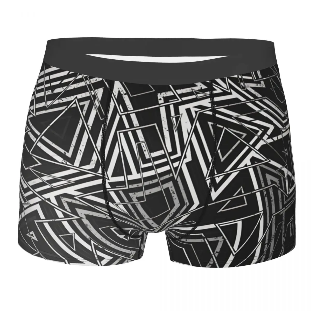 Arcade Monochrome Graphic Art Underpants Breathbale Panties Men's Underwear Print Shorts Boxer Briefs