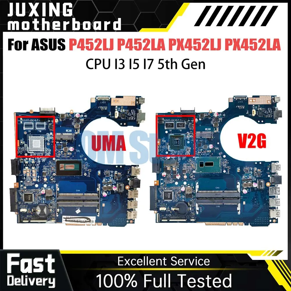 

P452LJ Mainboard For ASUS P452LA PE452LA PRO452LA PRO452LJ PX452LJ PX452LA PE452LJ Laptop Motherboard I3 I5 I7 5th Gen