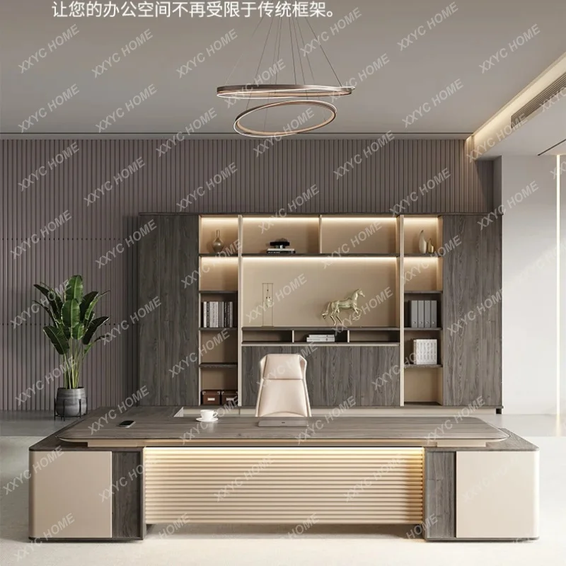 XX Office Desk Chair Combination Filing Cabinet Organizer Gaming Sedentary Office Desk Home Bureaux Seating Office Furniture