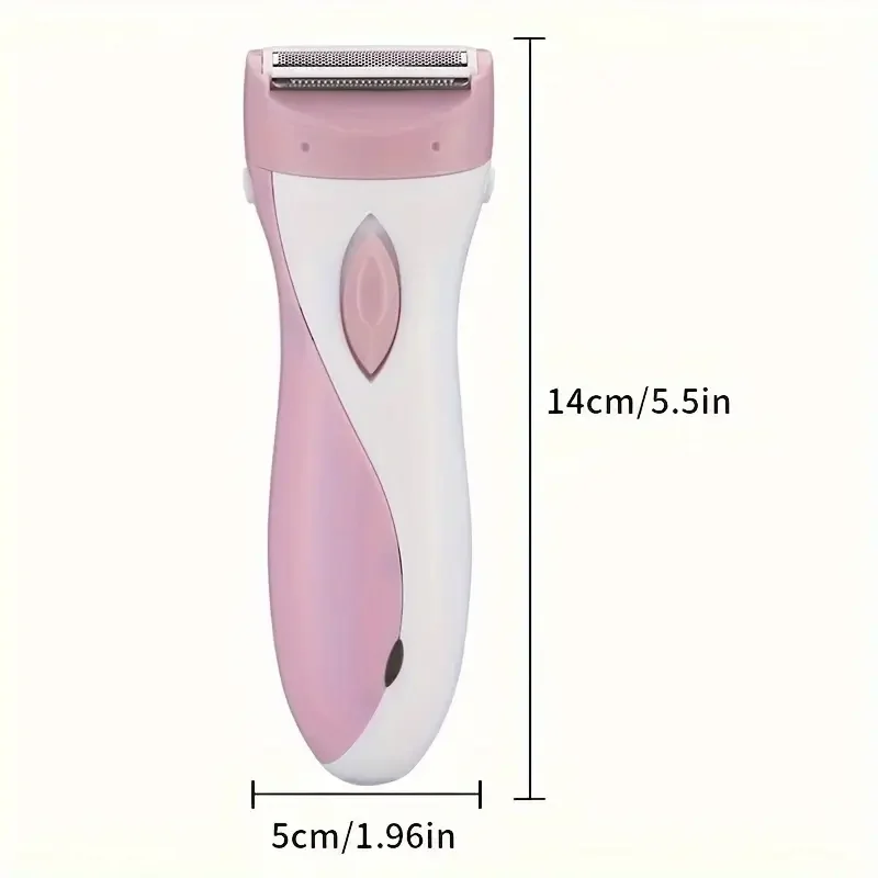 충전식 전기 여성용 면도기 - 스테인리스 스틸, USB, 얼굴, 겨드랑이, 다리 및 비키니 부위를 위한 다용도 전신 제모