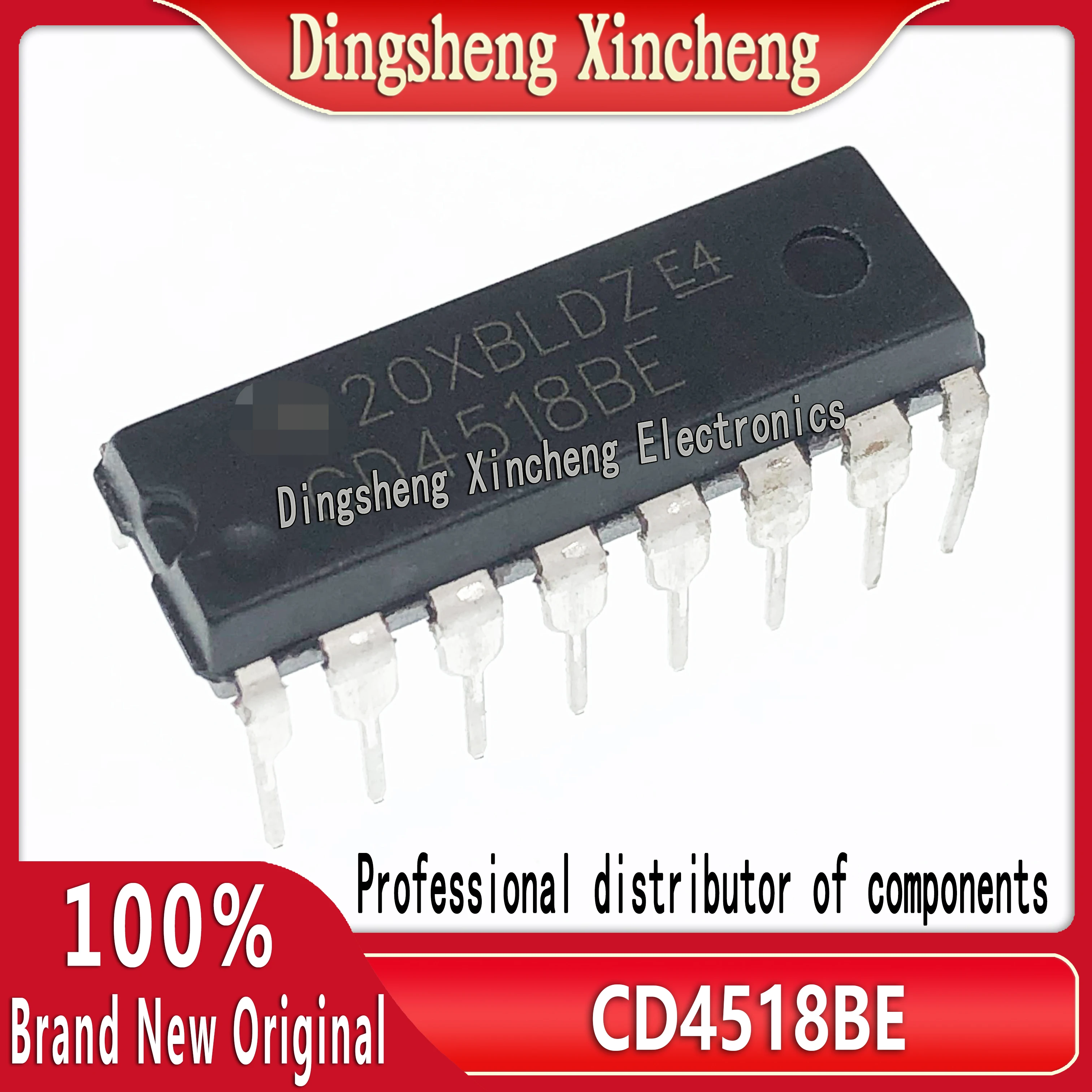 10PCS/LOT CD4518BE DIP-16 Binary And DecimaSynchronous Addition Counter Chip