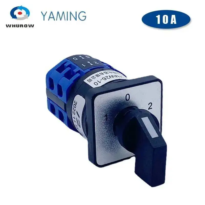 

LW26-10/2 Rotary Cam Switch 10A Universal Transfer Multi Positions Two Section Levels LW28 Changeover Selector