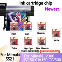 For Mimaki SS21 Ink Cartridge Chip for Mimaki JV300 JV150 CJV300 CJV150 Ink Chip SS21 Auto Reset Chips Permanent Chip