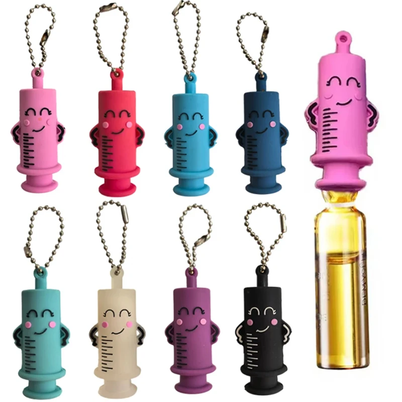 أمبولة فتاحة الزجاجات المفاتيح حقنة على شكل القاطع ممرضة طبيب المعونة الدواء قارورة قواطع أداة ممرضة تذكارية قلادة هدية