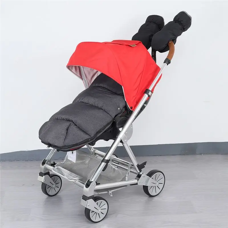 Best Baby Carriage Pushchair Warm Hand Cover Wind Waterproof Cart Muff Glove For Baby Strollers, Carts And Bicycle