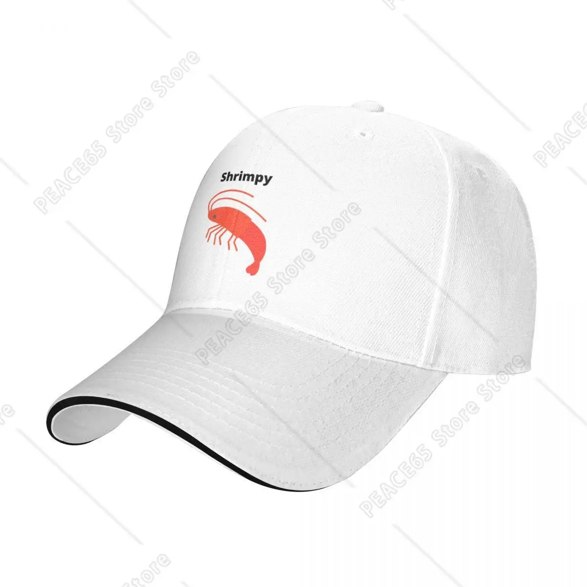 Shrimpy Design Cap Baseball Cap Trucker Hat Mens Caps Women One Size Print