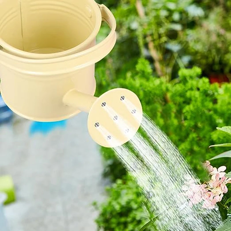 Metal Watering Can Children Iron Watering Tin Sprinkling Kettle Fit For Garden Home Plants Flower