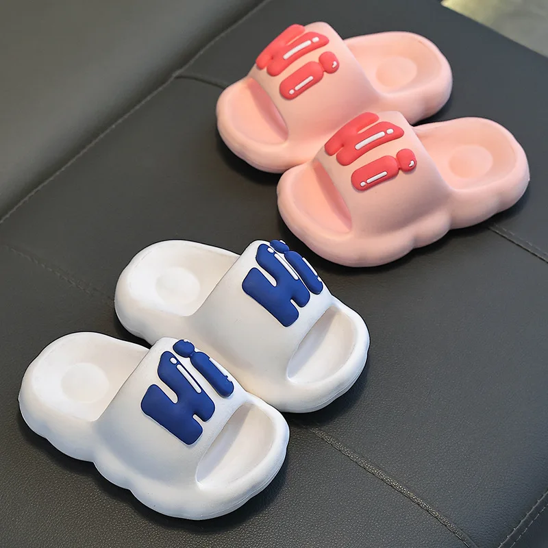 Kinder EVA Hausschuhe Junge HALLO Badezimmer Hausschuhe Mädchen Indoor Anti Slip Weichen Boden Hause Hausschuhe Eltern Kind Hausschuhe – Detail 2