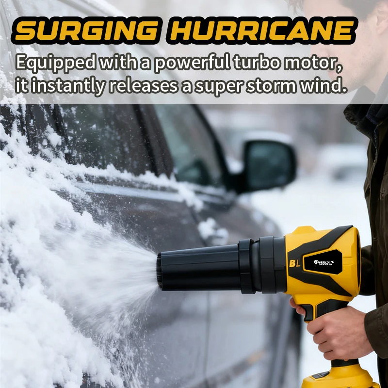 

Brushless Turbo Fan Strong Power Electric Air Blowers Handheld Jet Fan Leaf Dust Tool For Dewalt 20V Battery Pin