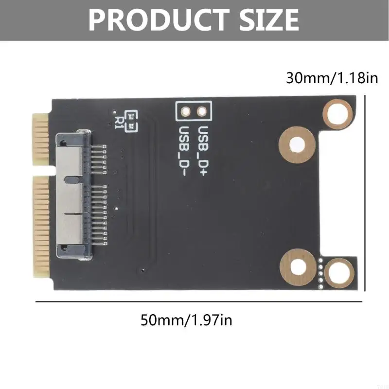 781E Wireless WLAN SCHEDS TRASFORMA MINI-E per convertitore della scheda Adattatore Mini PCI-E per