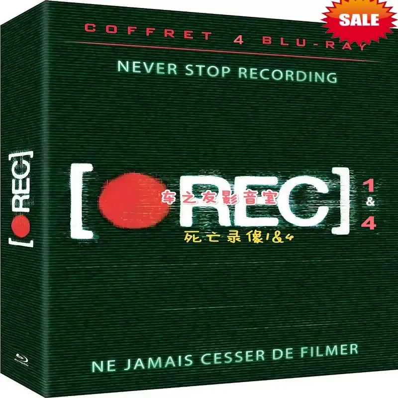 Blu ray High Definition Film Death Like 1234 BD Disc Box Collection Chinese English Traditional Subtitles